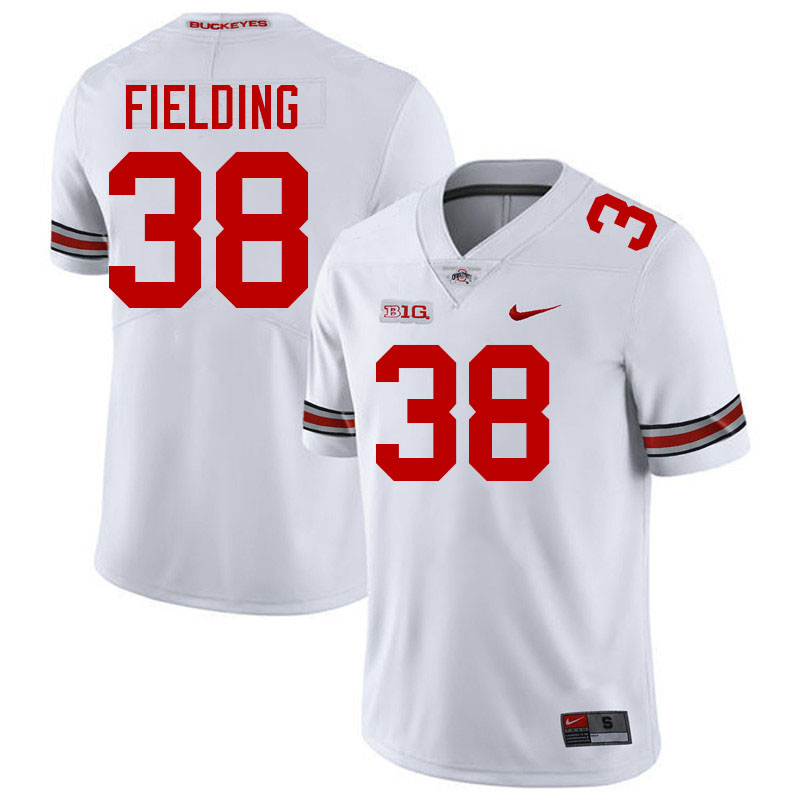 Jayden Fielding Ohio State Buckeyes Jersey College Football Uniforms-White